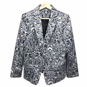 MNG Collection Blazer Black & White sz 10